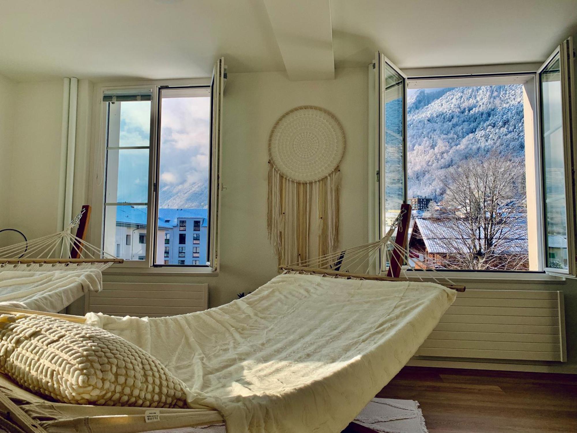 Eva O Wellnessoasis O Montainview O Pizzaoven O Apartment Ingenbohl Bagian luar foto